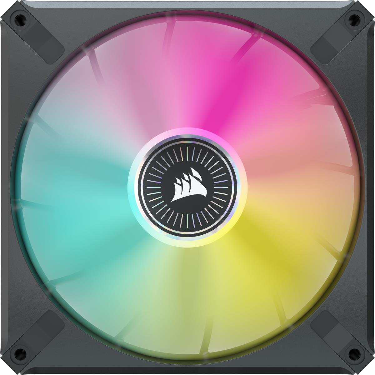 Led Fan - Icue Ml140 RGB Elite Premium 140mm Pwm Magnetic Levitation Fan - Dual Fan Kit With Icue Lighting Node Core