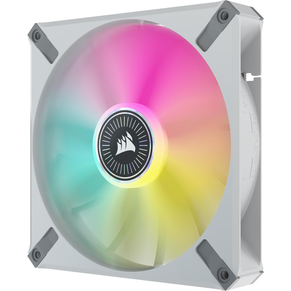 Led Fan - Icue Ml140 RGB Elite Premium 140mm Pwm Magnetic Levitation Fan - White Single Pack