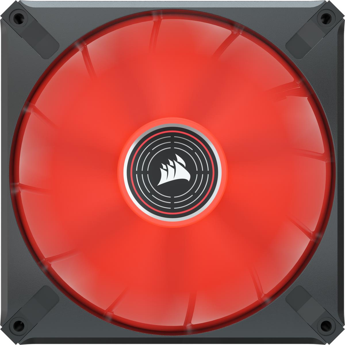 Led Fan - Ml140 LED Elite Red Premium 140mm Pwm Magnetic Levitation Fan