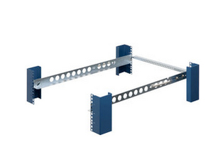 2u Universal Tool-less 4-post Fixed Server Rail Dell Hp Ibm