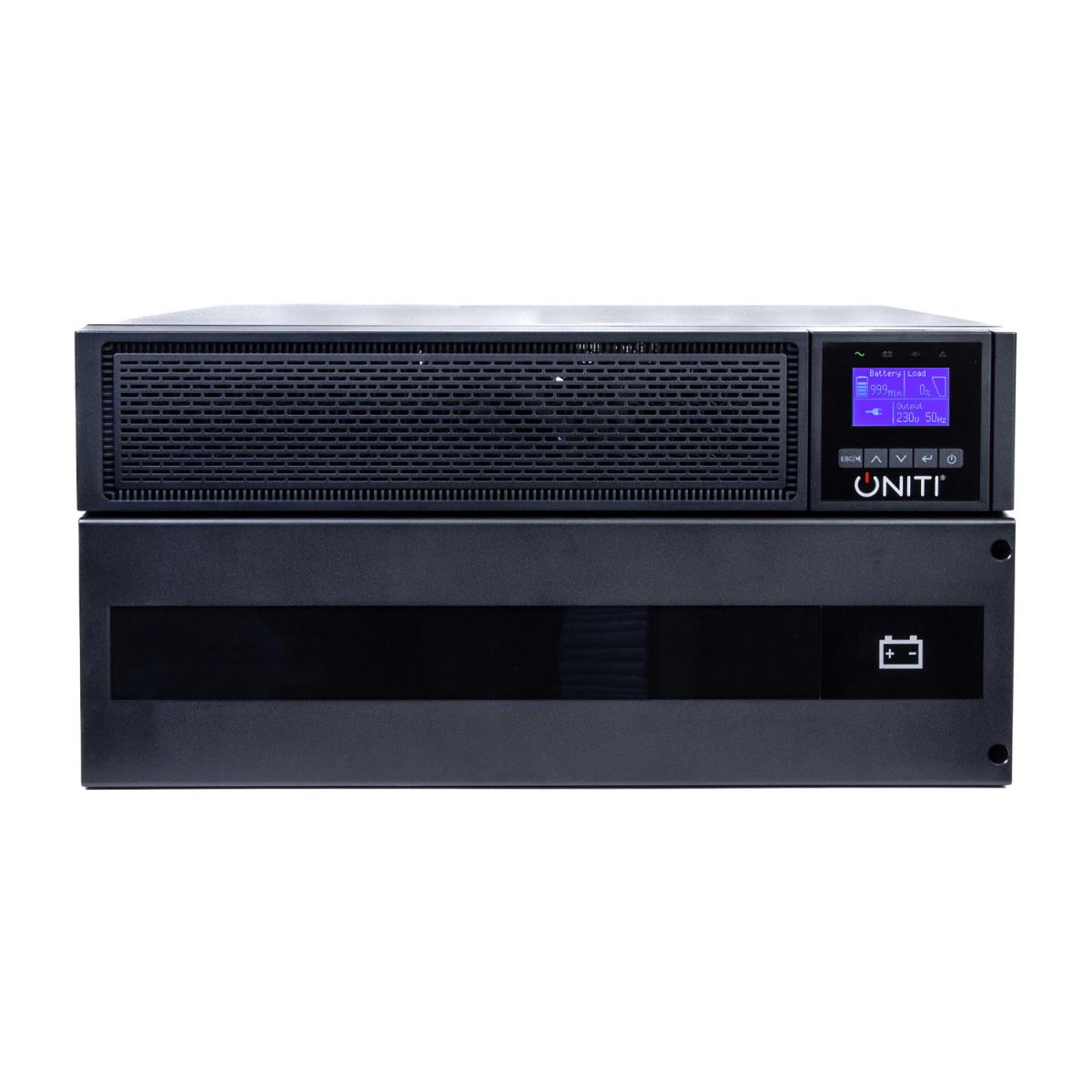 UPS Online Double Conversion 230v/400v 6u 10kva / 10kw 6 X Iec C13 + 4 X Iec C19