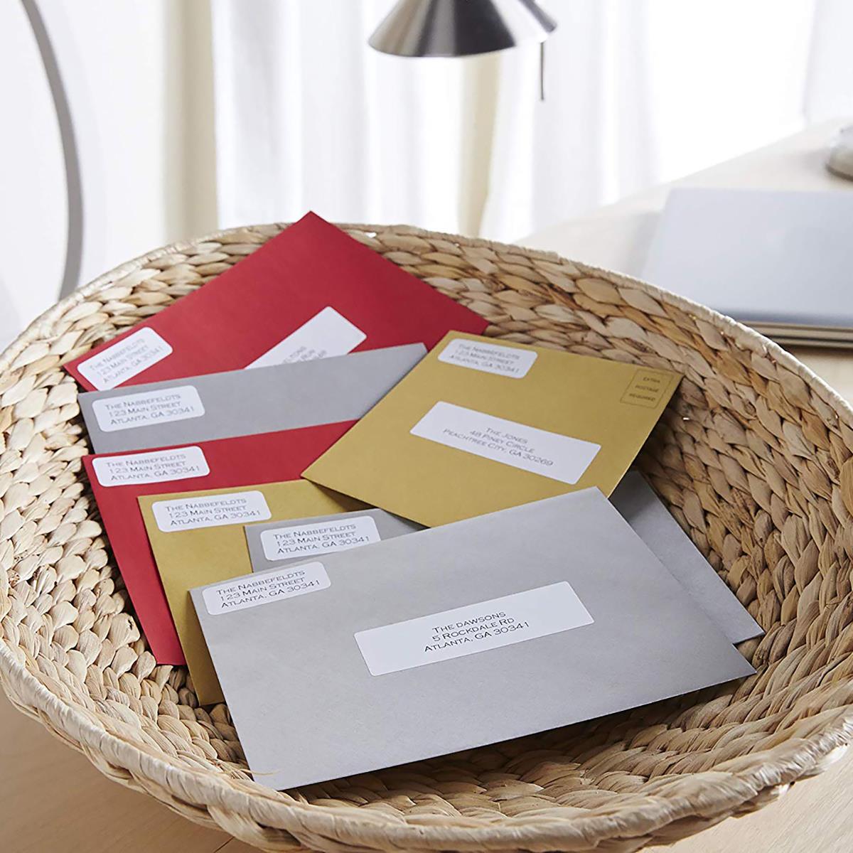 Labels Return Address 25x54mm White