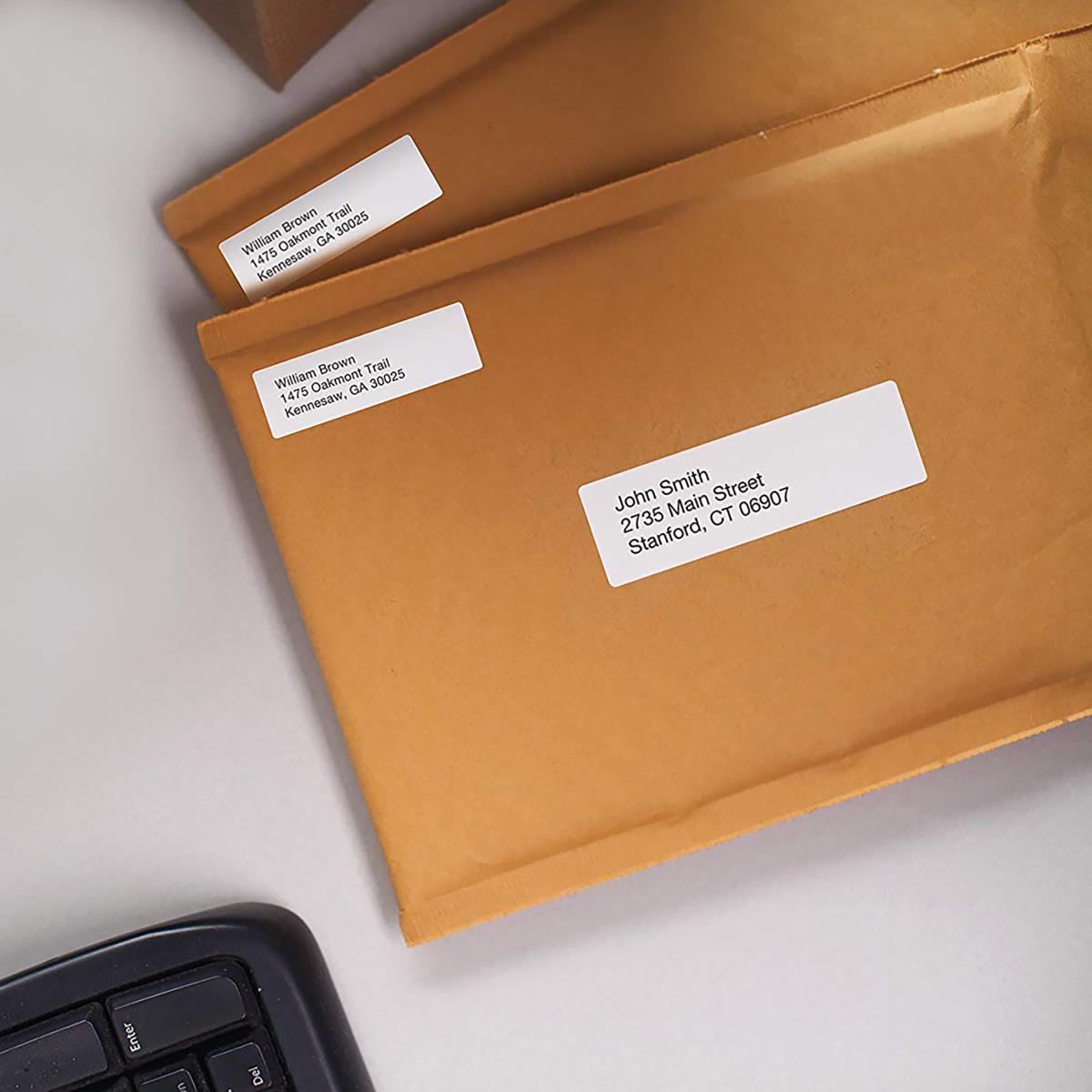 Labels Return Address 25x54mm White