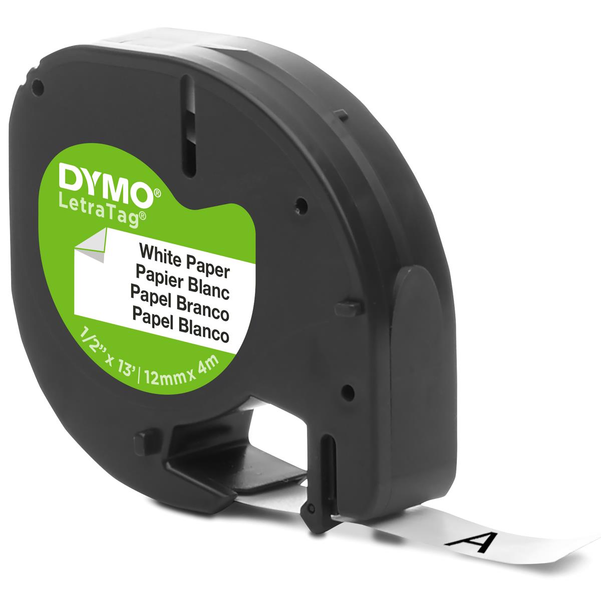 Paper Tape White 12mx4mm For Letratag