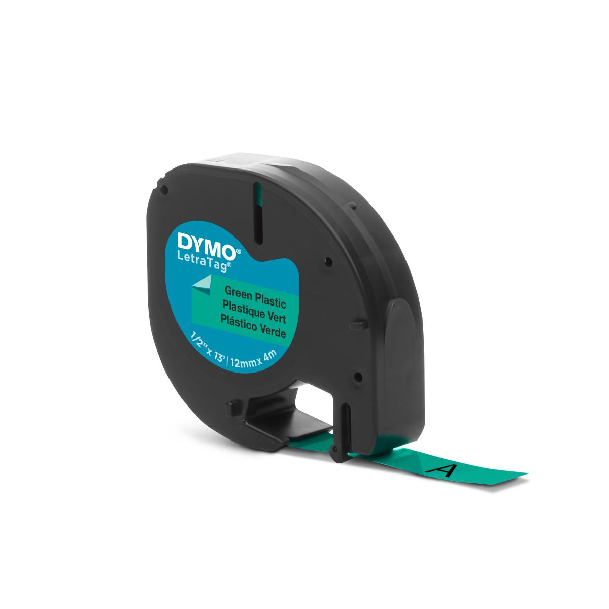 Plastic Tape Green 12mx4mm For Letratag