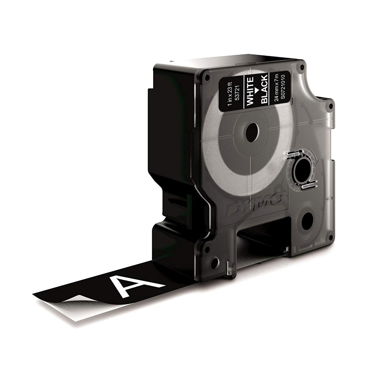 Tape/24mmx7m White Black Type D1