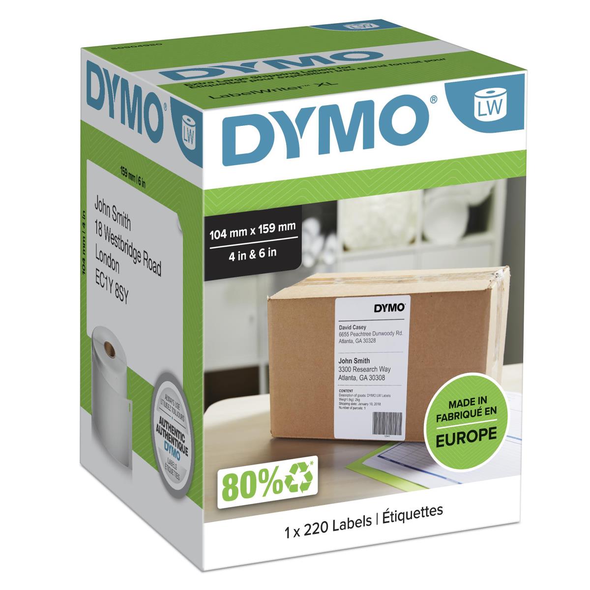 Shipping Label Lw 4xl (s0904980)