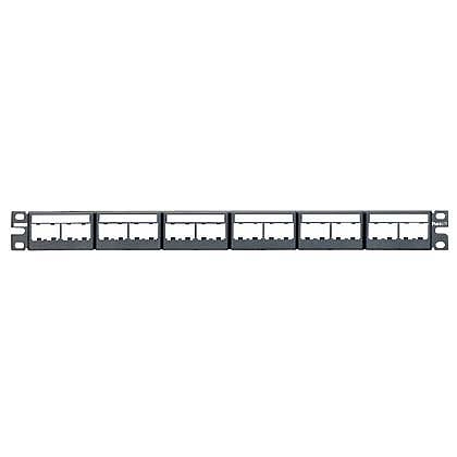 Mini-com Modular Faceplate Patch Panel 24 Ports