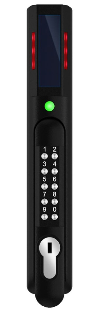 Intelligent Rack Security Handle With Humidity Sensor And Keypad