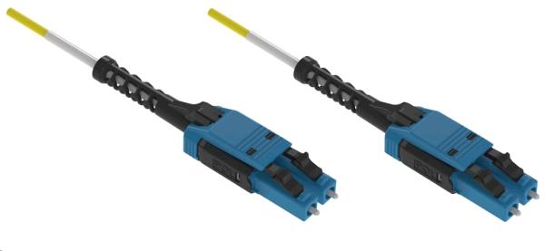Fiber Optic Patch Cable - LSZH - LC/LC - Yellow - 2m