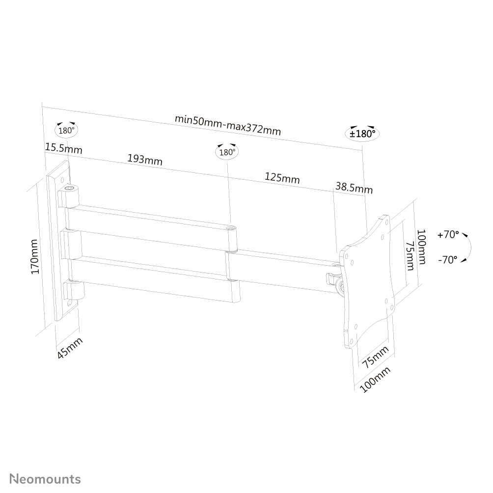 LCD Tv Arm 10-24in (fpma-w830)