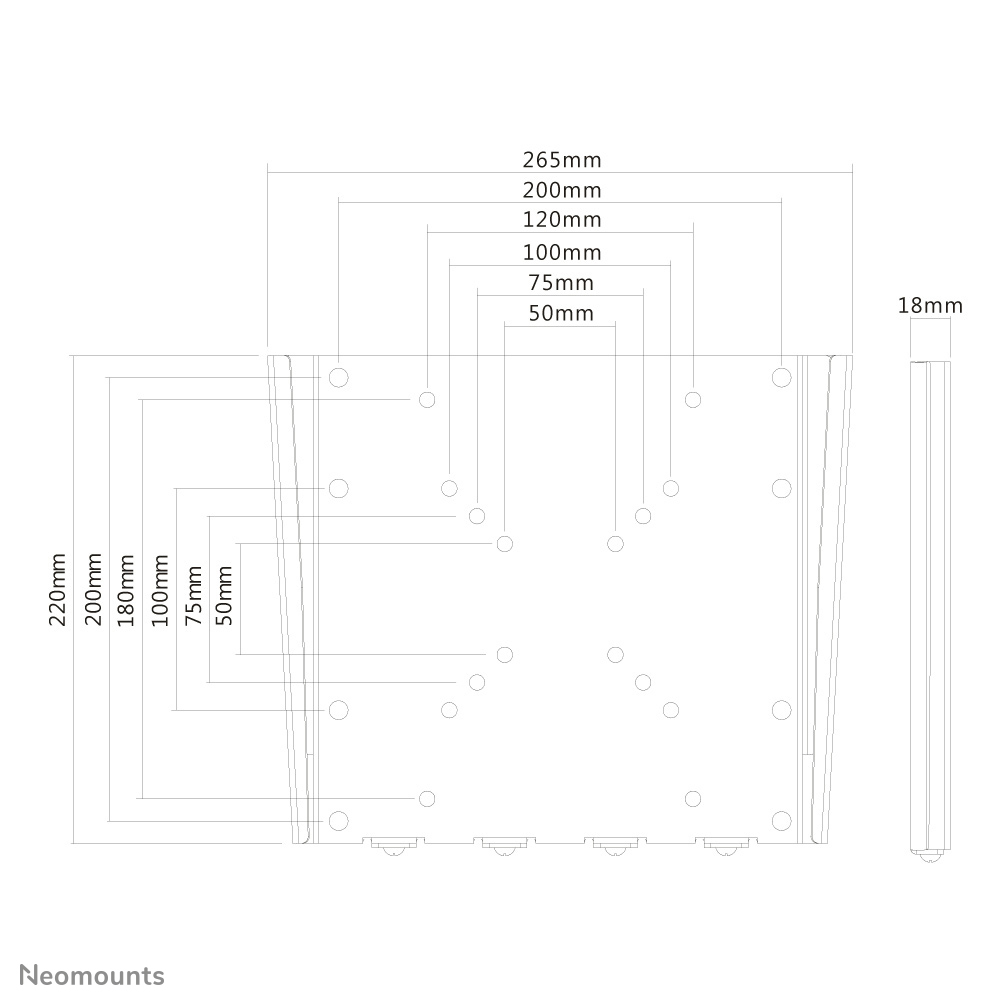 LCD Monitor/tv Mount 10-36in (fpma-w110)