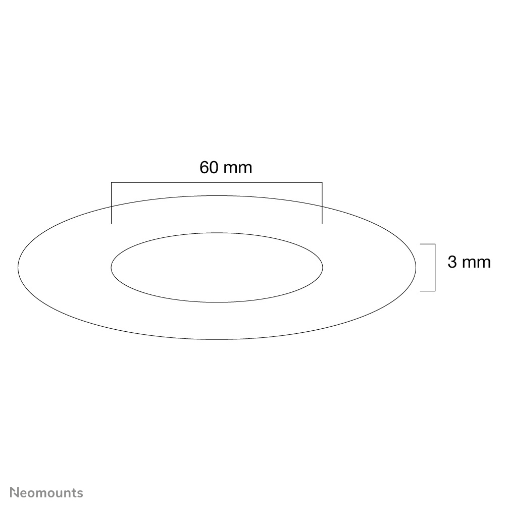 Afdekrozet Voor Fpma-c200 / Plasma-c100 Silver