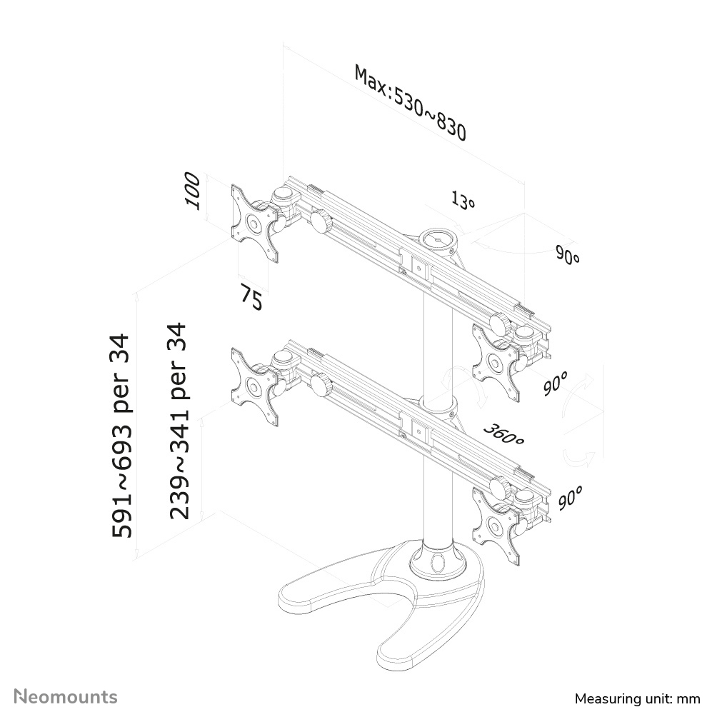 LCD Monitor Arm (fpma-d700dd4)