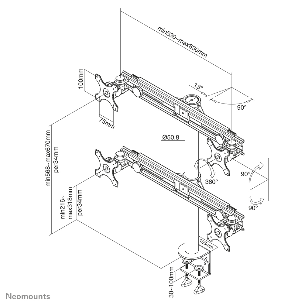LCD Monitor Arm (fpma-d700d4)