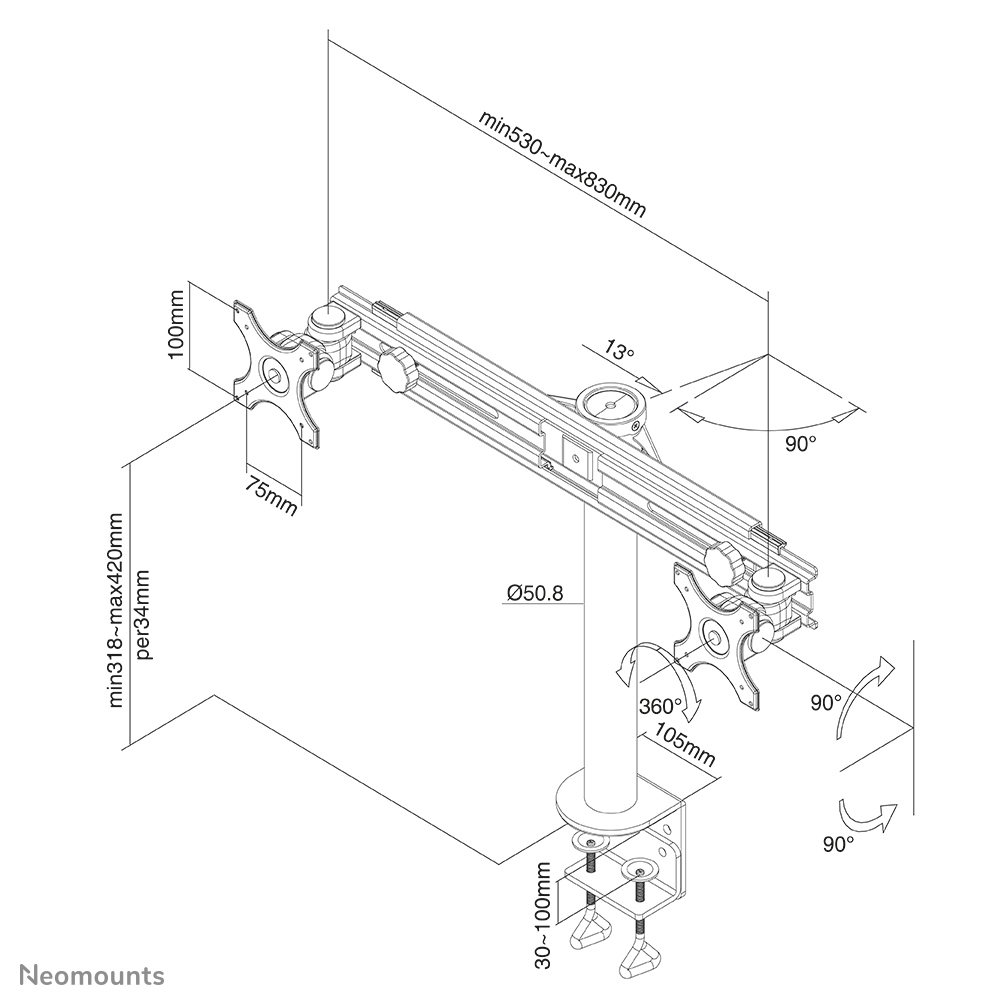 LCD Monitor Arm (fpma-d700d)