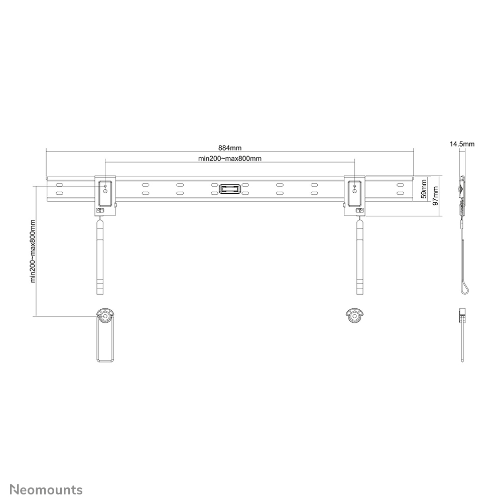 Plasma-w880 LCD / Plasma Wall Mount Fixed