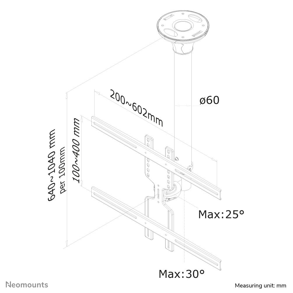 LCD / TFT Ceiling Mount