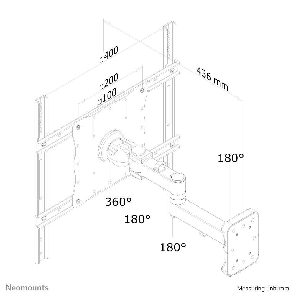 Lcd/led/TFT Wall Mount > 47in 12-43cm (fpma-w960)