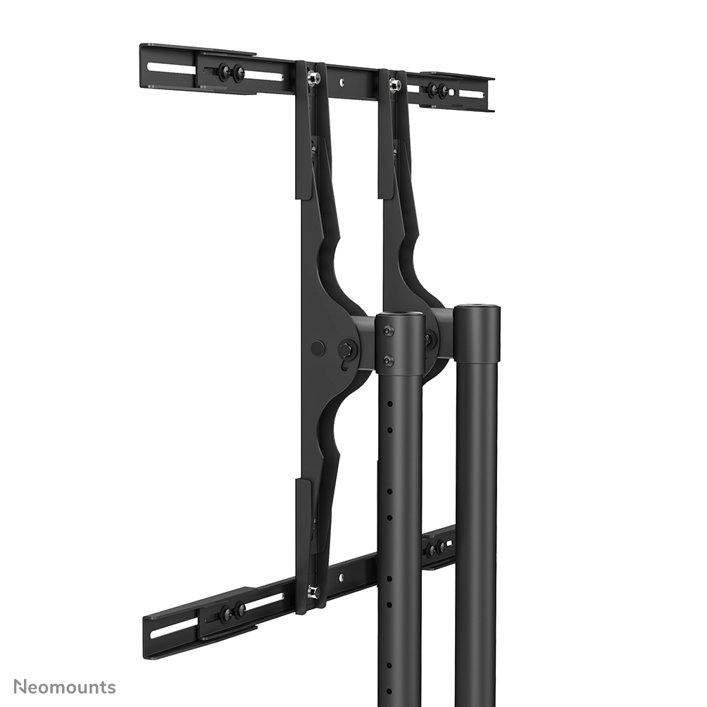 Mobile Tv Floor Stand For 37-85 Screen Height Adjustable - Black