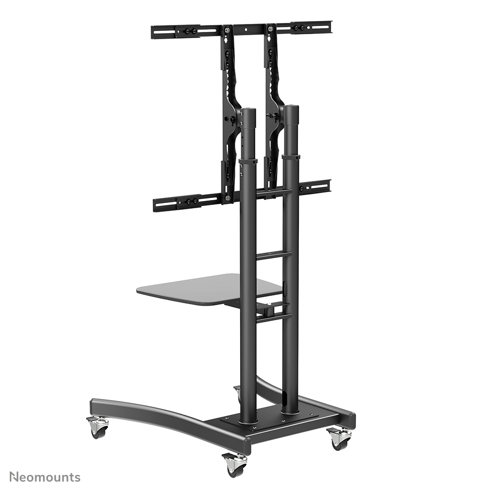 Mobile Tv Floor Stand For 37-85 Screen Height Adjustable - Black
