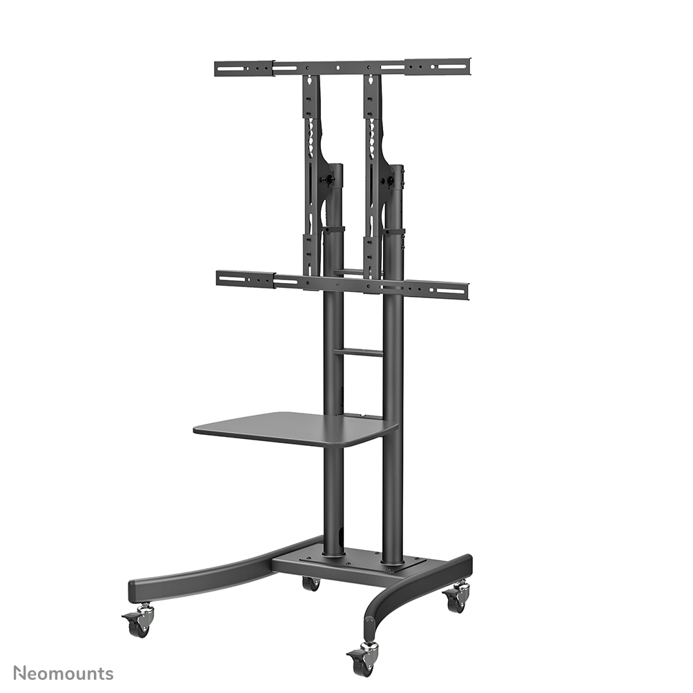 Mobile Tv Floor Stand For 37-85 Screen Height Adjustable - Black
