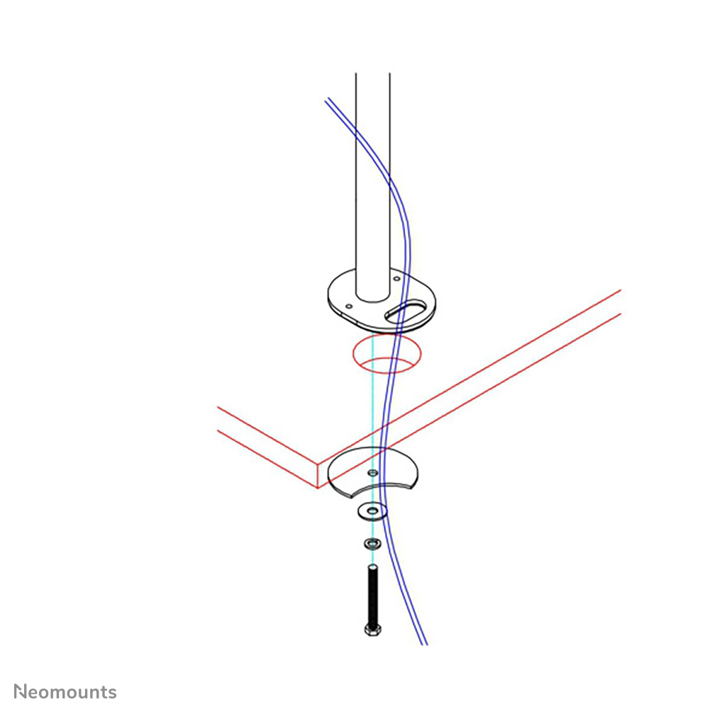 Desk Throughput For Fpma-d960/d960d (fpma-d960grommet)