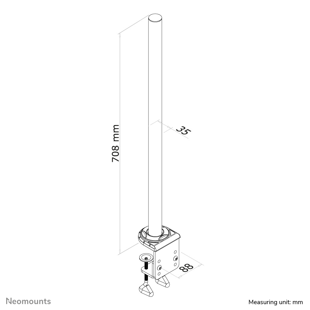 Extension Pole 70cm (fpma-d935pole)