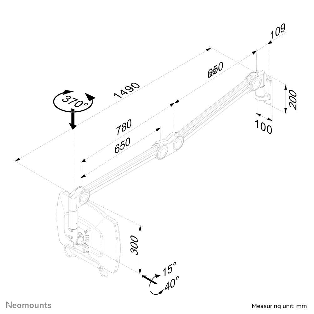 Lcd/led/TFT Wall Mount 10-24in (fpma-haw200)