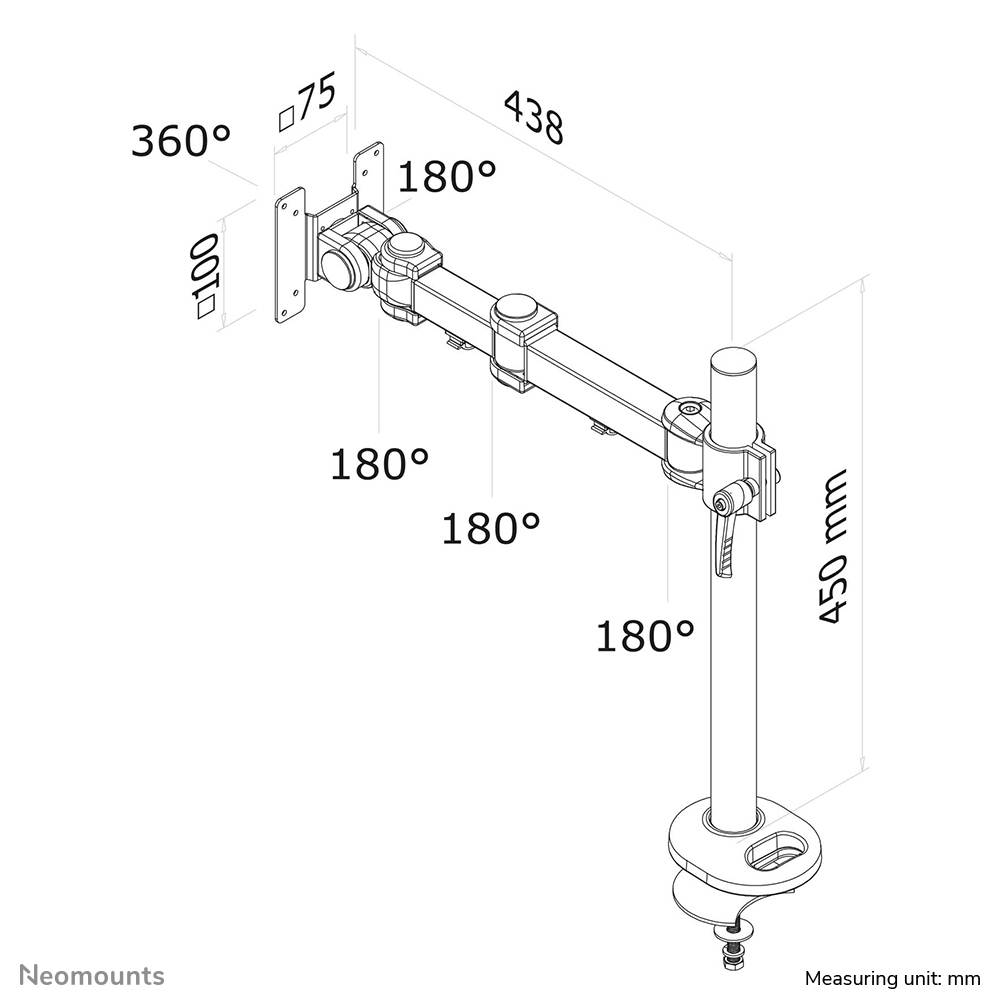 Desk Throughput For Fpma-d960/d960d (fpma-d960grommet)