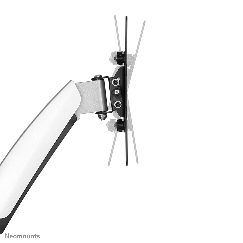 Flatscreen Wall Mount Height Adjustable Swivel Arm Silver 10-40in (fpma-w950)
