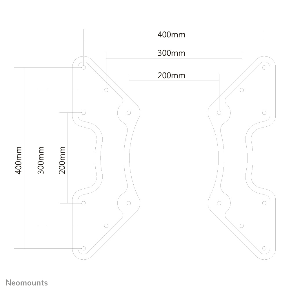 Vesa Conversion Plate Black (fpma-vesa440)