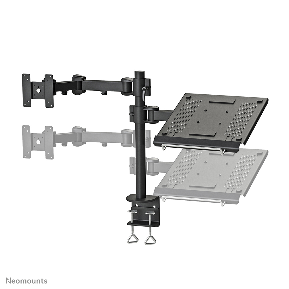 Flat Screen And Notebook Desk Mount