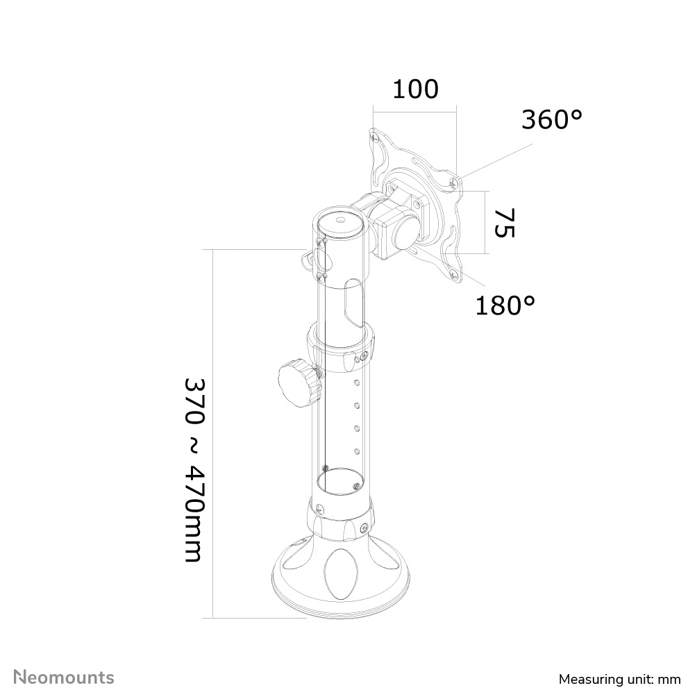 LCD Monitor Arm (fpma-d025black)