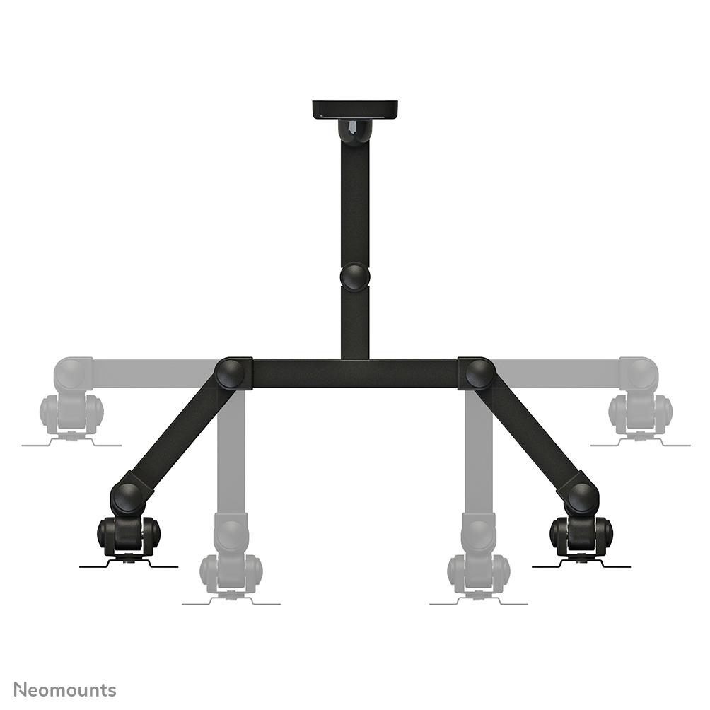 Flatscreen Wall Mount (dual. 3 Pivots & Tiltable)