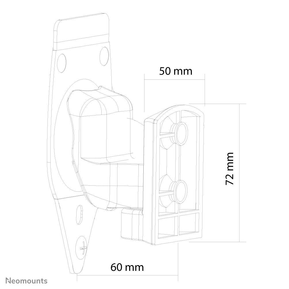 NeoMounts Sonos Play3 Speaker Wall Mount White