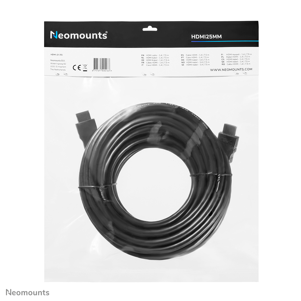 Hdmi 1.3 Cable High Speed 19 Pins M/m