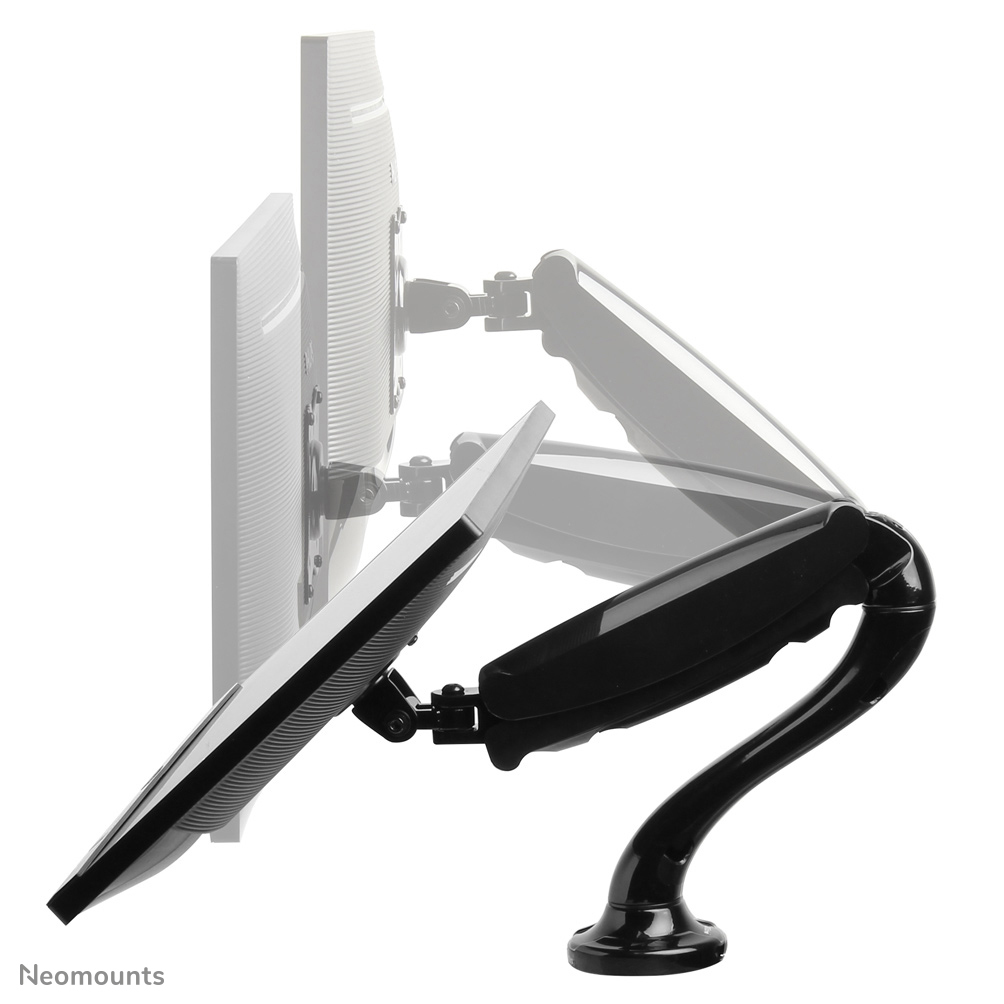Monitor Mount - Desk - 1 monitor - Full motion - Up to 30in - Black