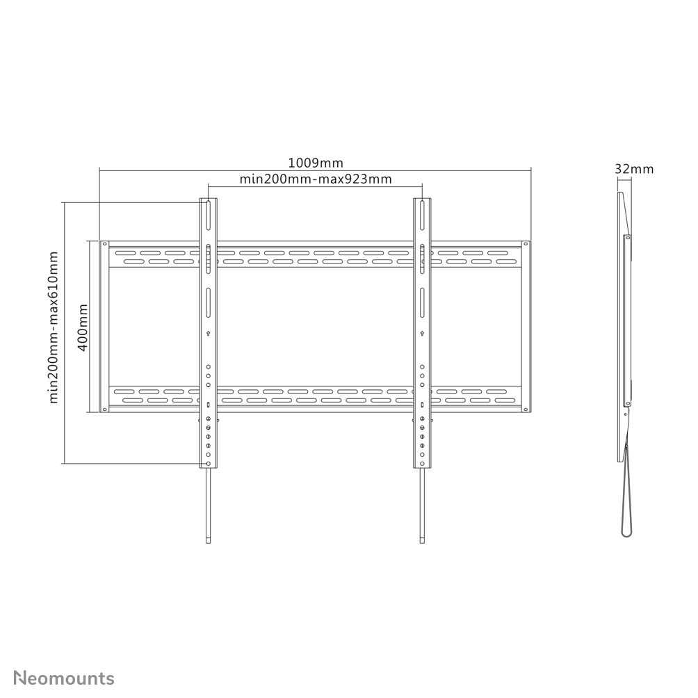 Flatscreen Wall Mount Large Displays (fixed)