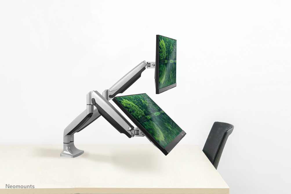 Monitor Mount - Desk - 1 Monitor - 10 To 30in - Silver