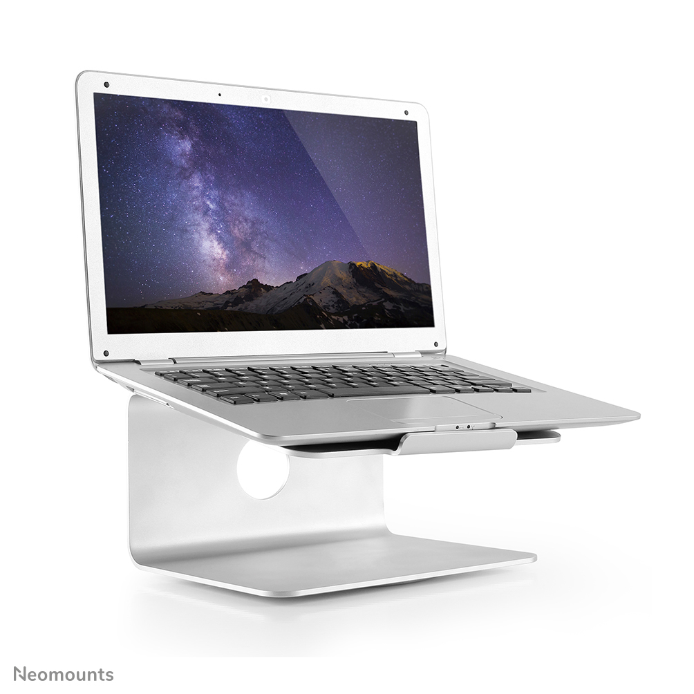 Laptop Desk Stand (ergonomic 360 Degrees Rotatable) Silver 5kg
