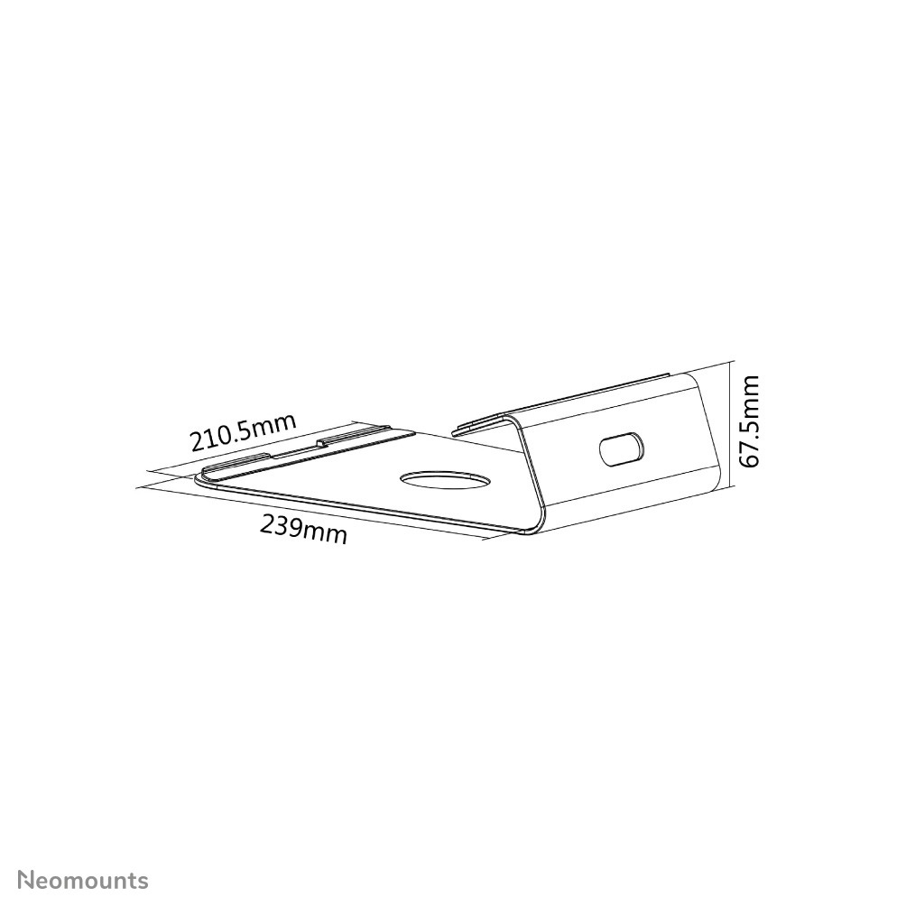 Laptop Desk Stand (ergonomic) Silver 5kg