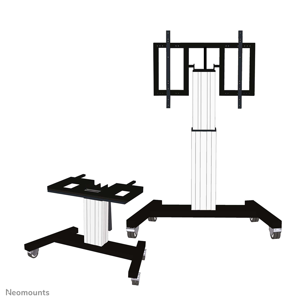 Motorized Mobile Floor Stand (tilt) 42 - 100in Silver