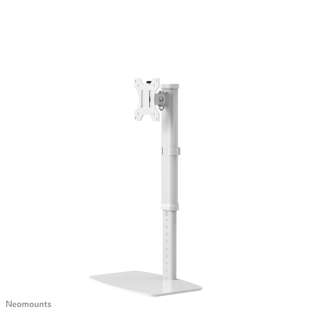 Flat Screen Desk Mount Stand White