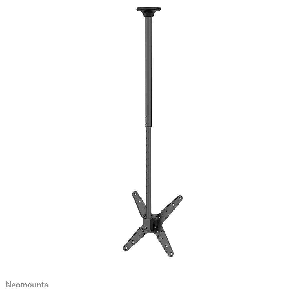 Tv/monitor Ceiling Mount For 32in-75in Screen Height Adjustable - Black