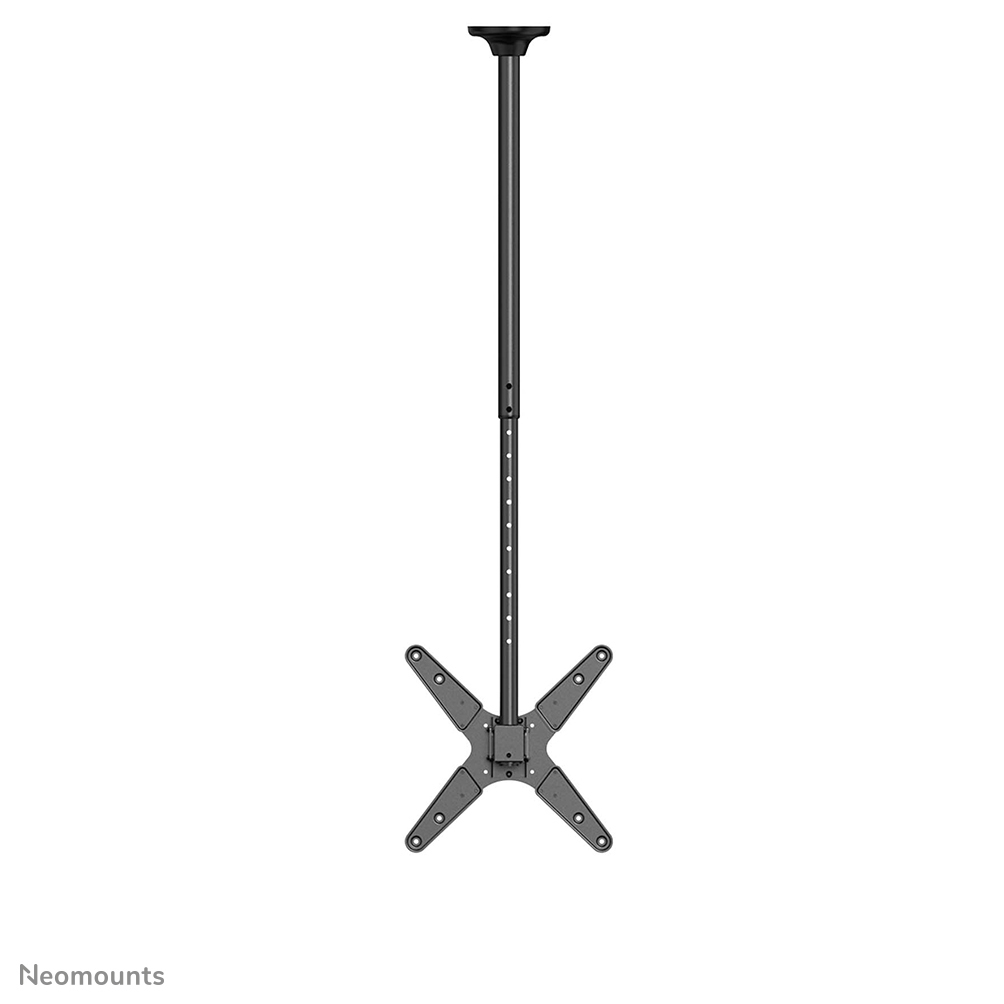 Tv/monitor Ceiling Mount For 32in-75in Screen Height Adjustable - Black