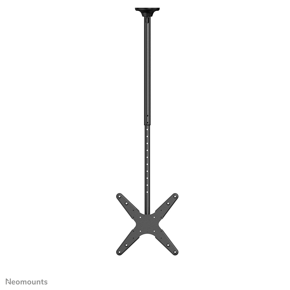 Tv/monitor Ceiling Mount For 32in-75in Screen Height Adjustable - Black