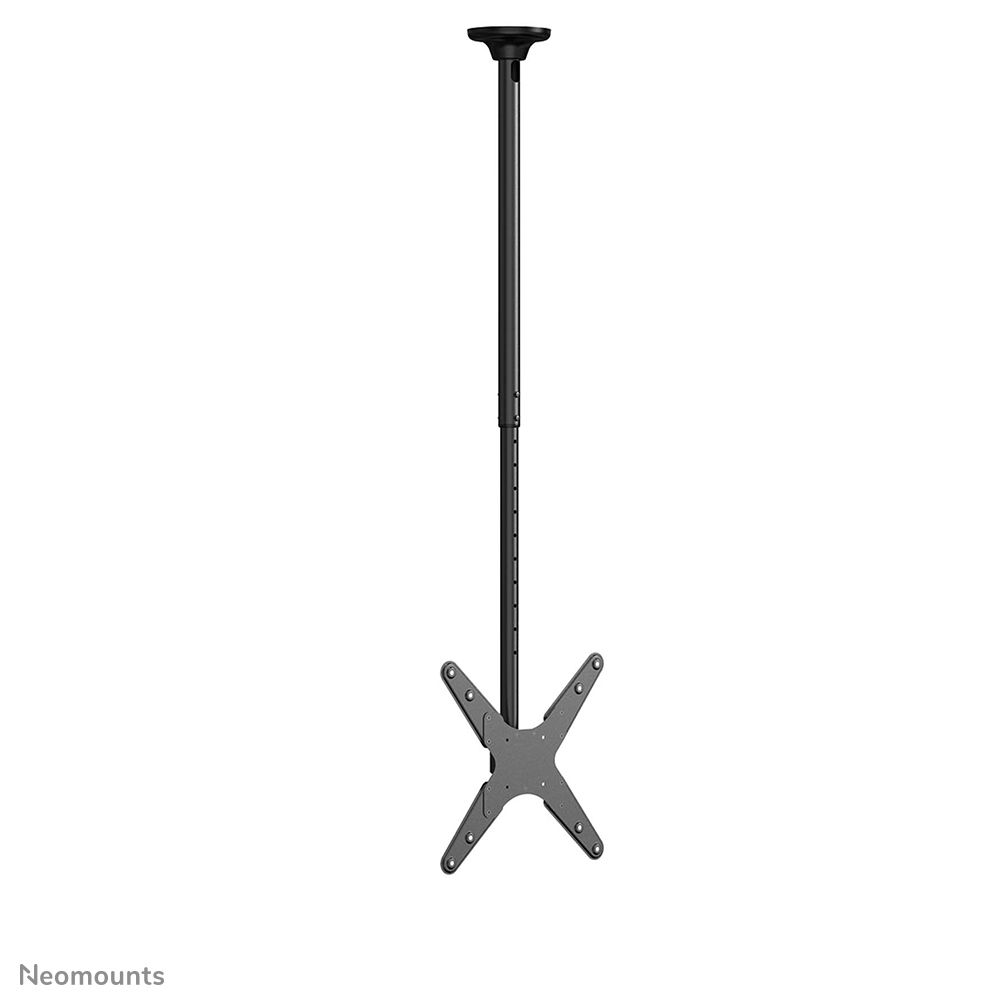 Tv/monitor Ceiling Mount For 32in-75in Screen Height Adjustable - Black