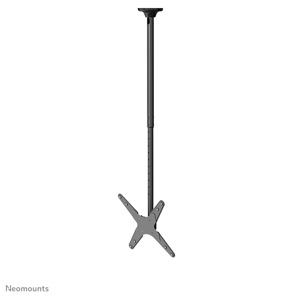 Tv/monitor Ceiling Mount For 32in-75in Screen Height Adjustable - Black