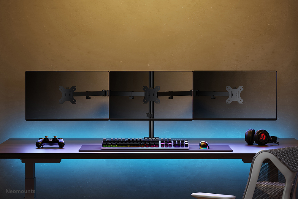 Flatscreen Desk Mount 10-27in Black (fpma-d550d3black)
